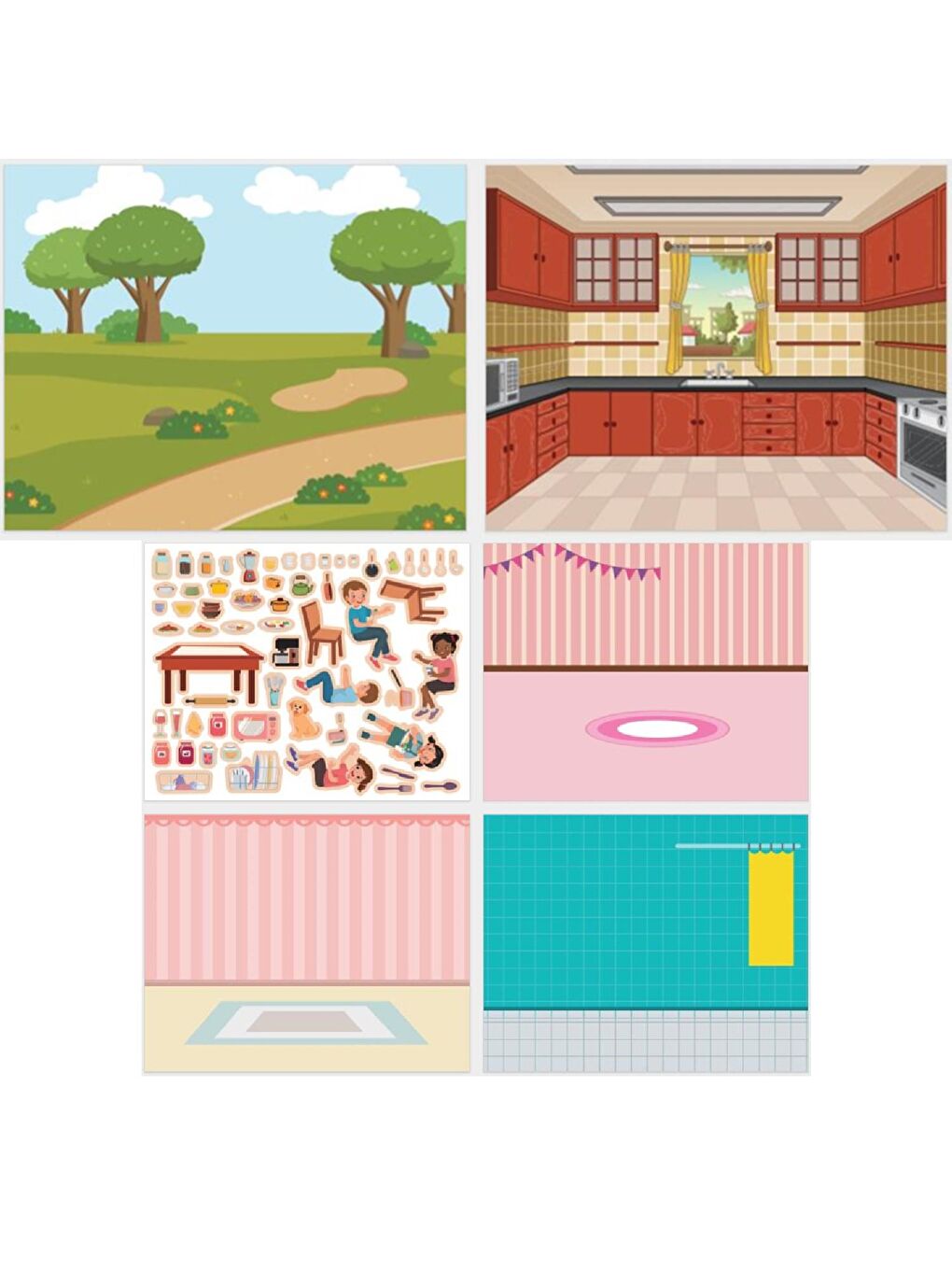 Tekrar Kullanılabilen Sticker Pad Günlük Hayat (LS-602)-2