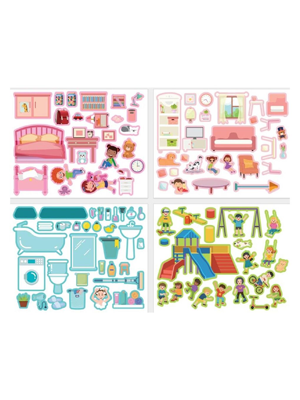 Tekrar Kullanılabilen Sticker Pad Günlük Hayat (LS-602)-4