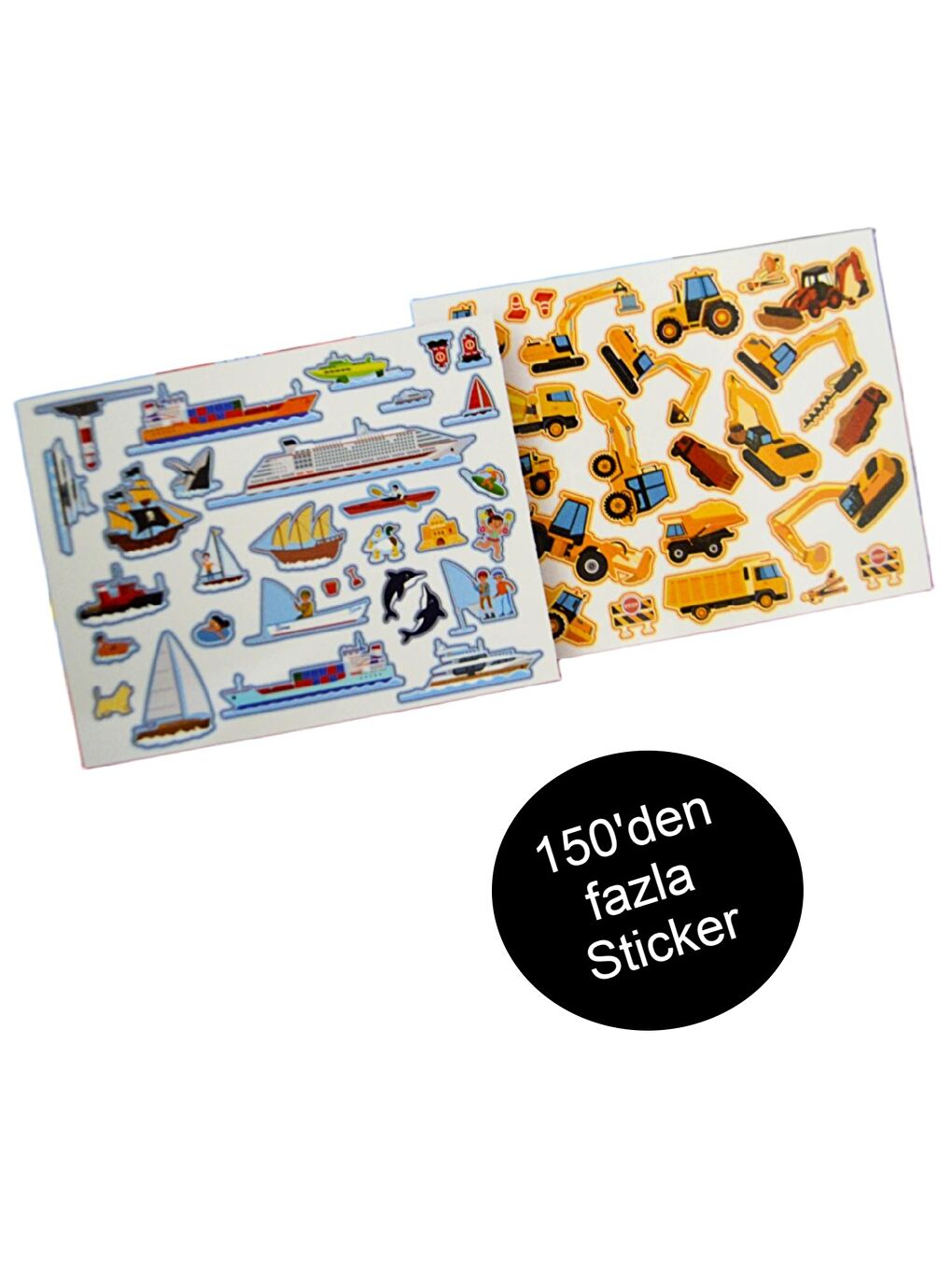 Tekrar Kullanılabilen Sticker Pad Taşıtlar (LS-603)-1