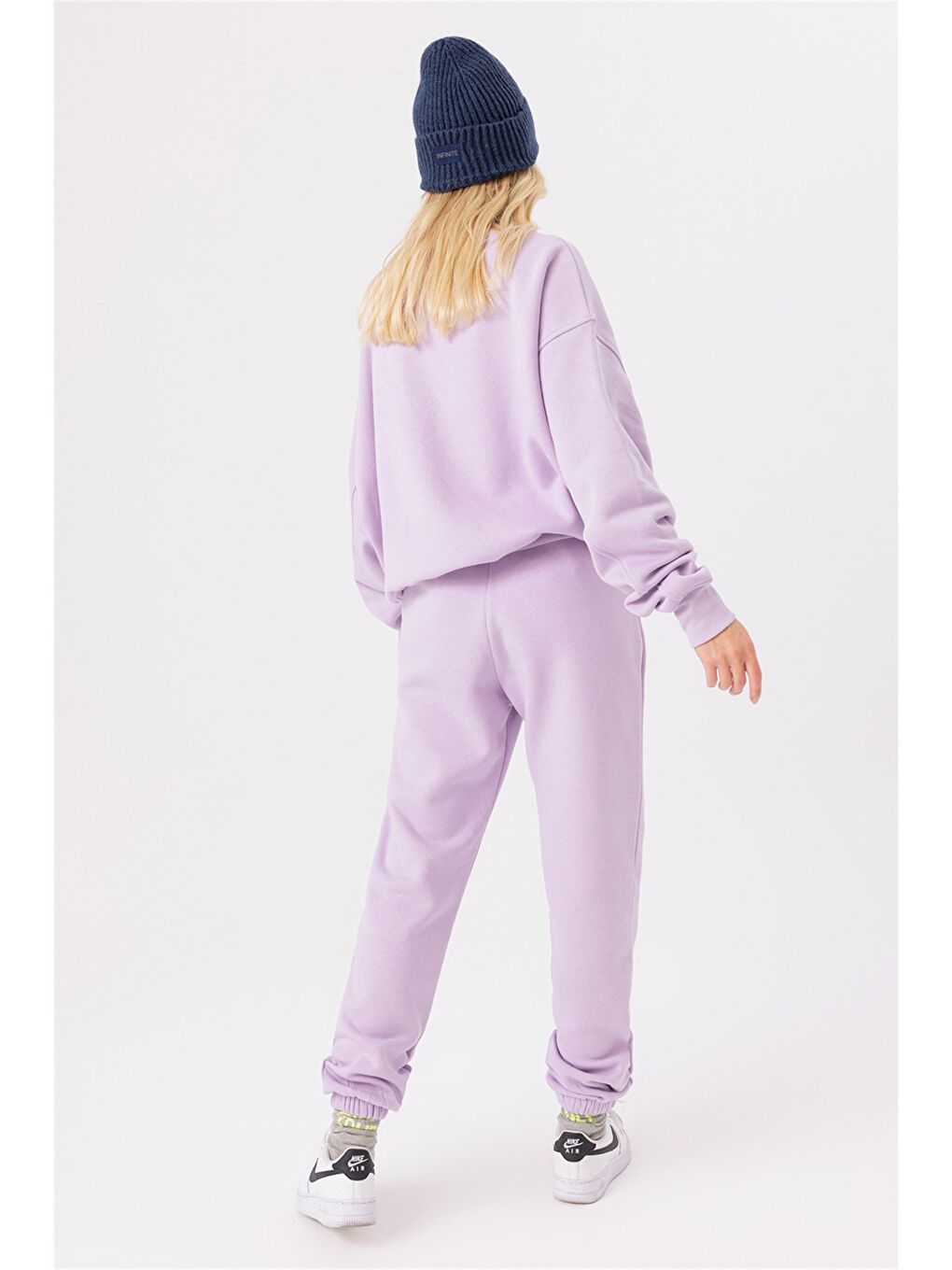 Kadın Jogger Lila Eşofman Altı-4