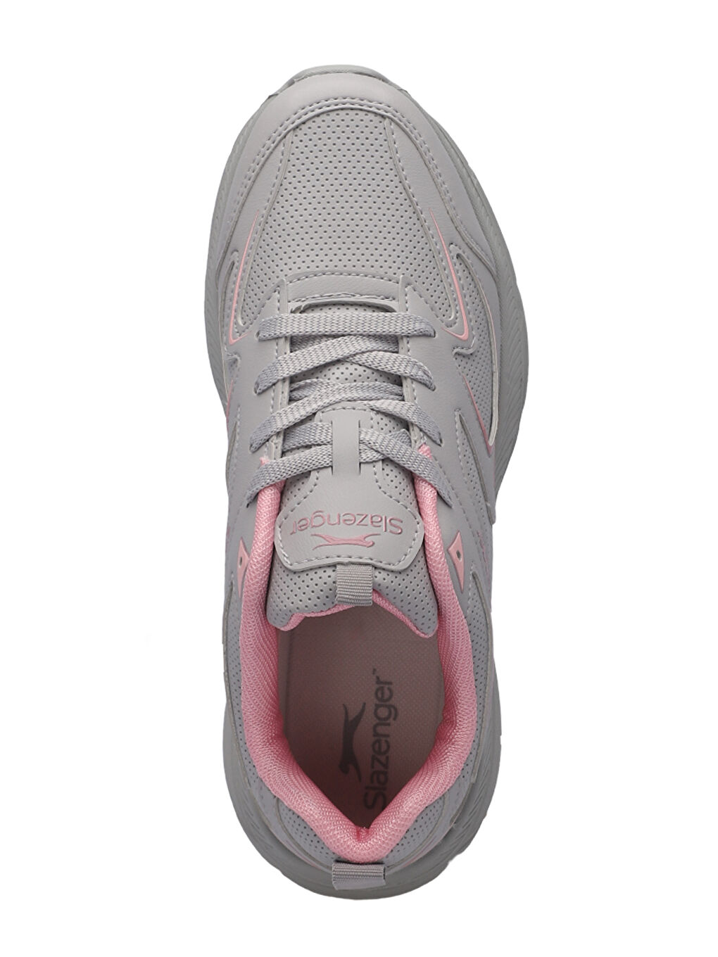 SLAZENGER Gri-Pembe LAUREN I Kadın Sneaker Ayakkabı Gri / Pembe - 4