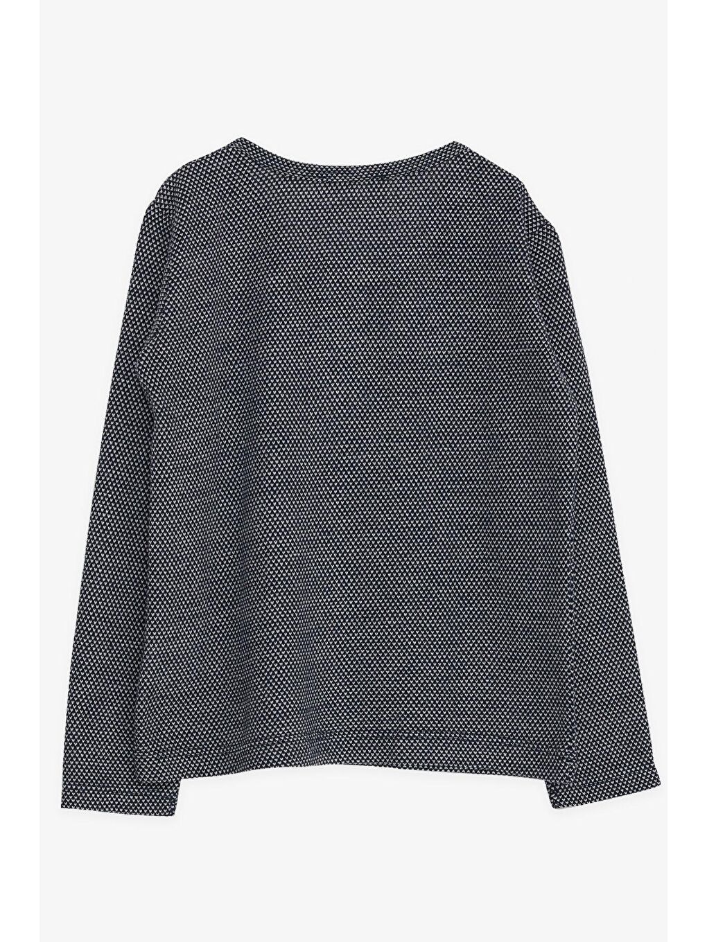 Erkek Bebek Uzun Kollu Tişört Desenli Armalı Lacivert (9 Ay-2 Yaş)-1