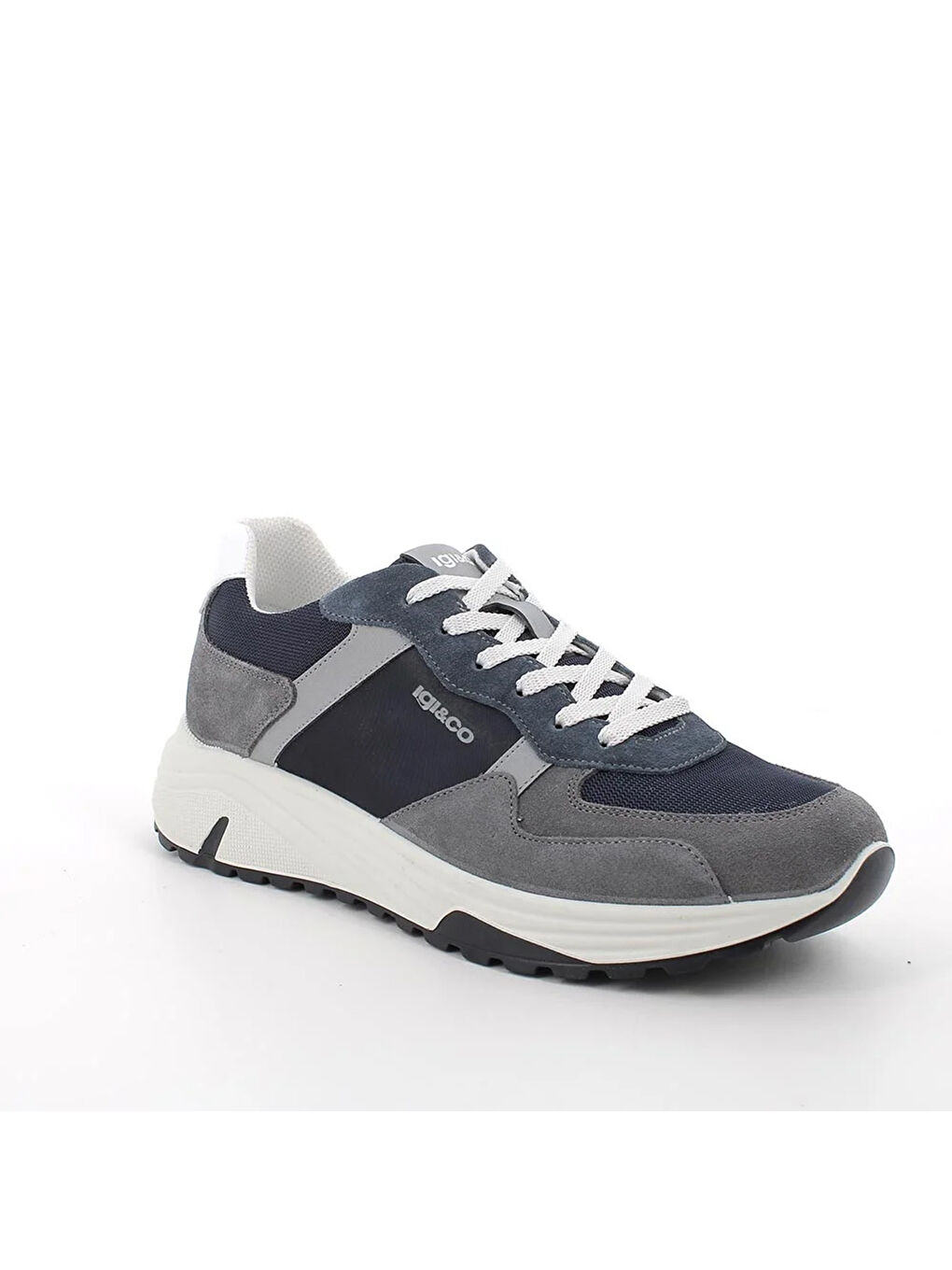 Lacivert Erkek Sneaker 7636222 UEH 76362 SCAMOS/TELA Grafite Blu-1