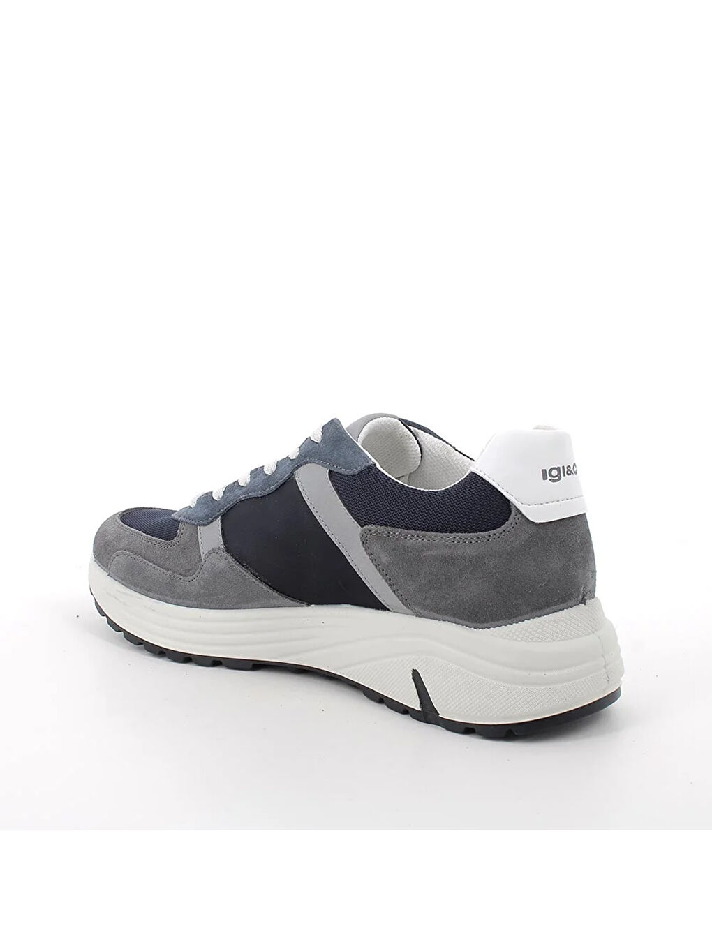 Lacivert Erkek Sneaker 7636222 UEH 76362 SCAMOS/TELA Grafite Blu-2
