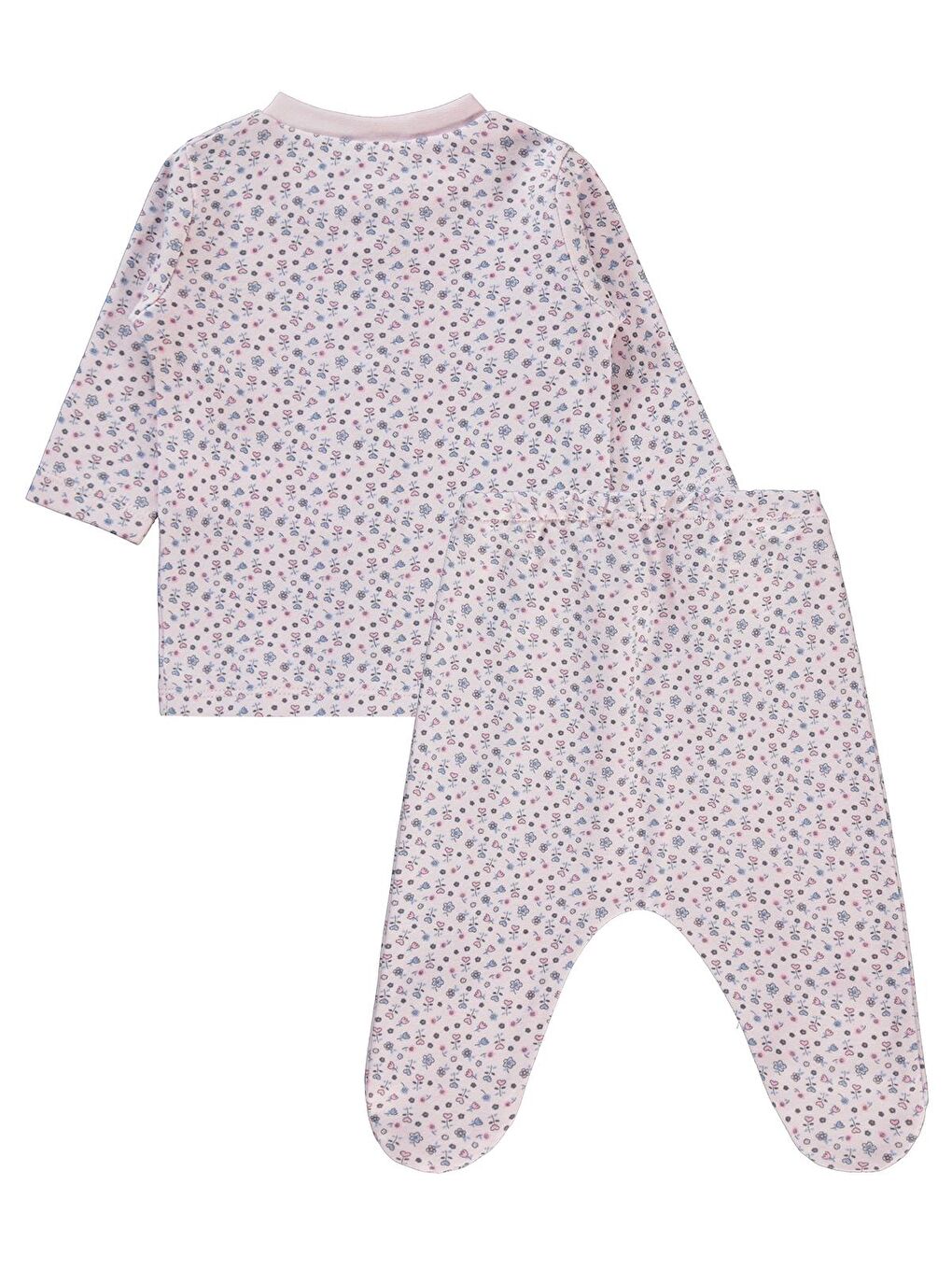 Baby Kız Bebek Pijama Takımı 1-6 Ay Pembe-2