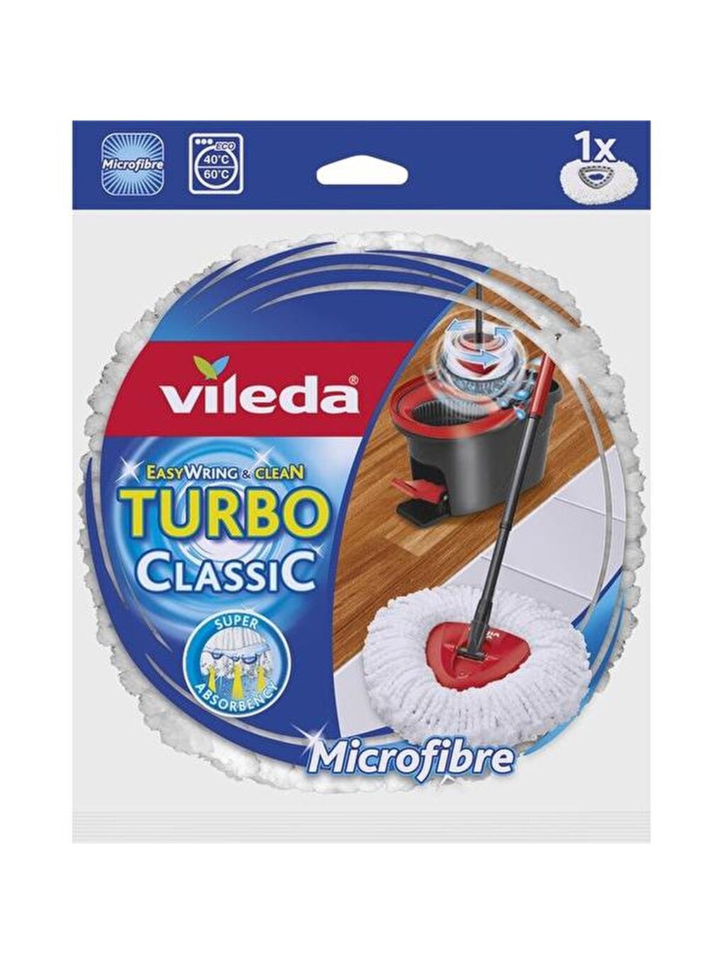 Kırmızı Turbo Pedallı Temizlik Setinin Yedek Başlığı-1