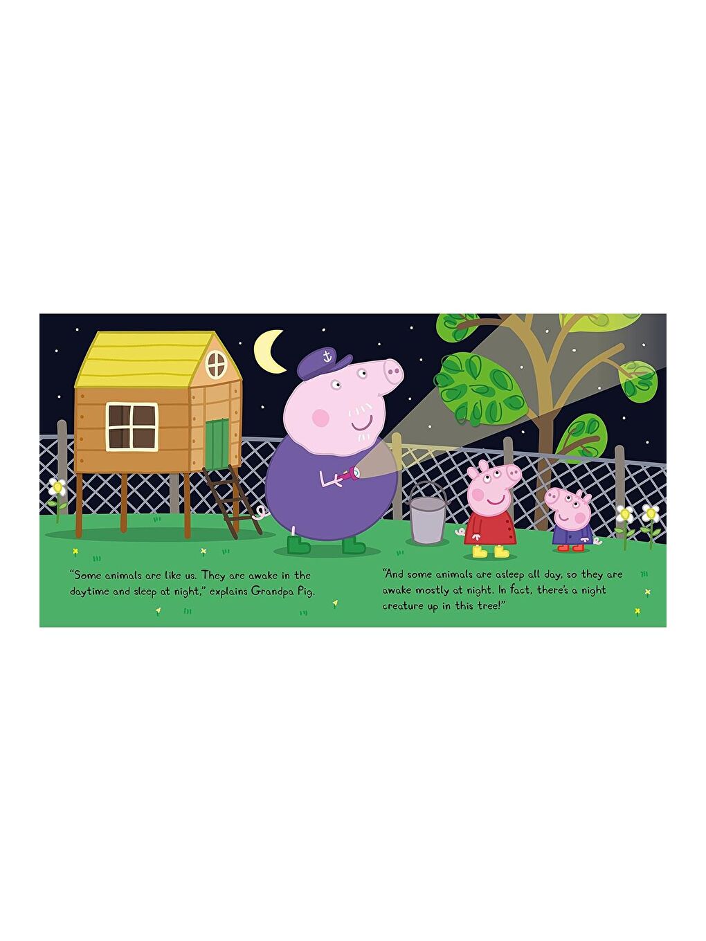 Peppa Pig Beyaz-Renklibaskı : Night Creatures Lift the Flap Book - 2