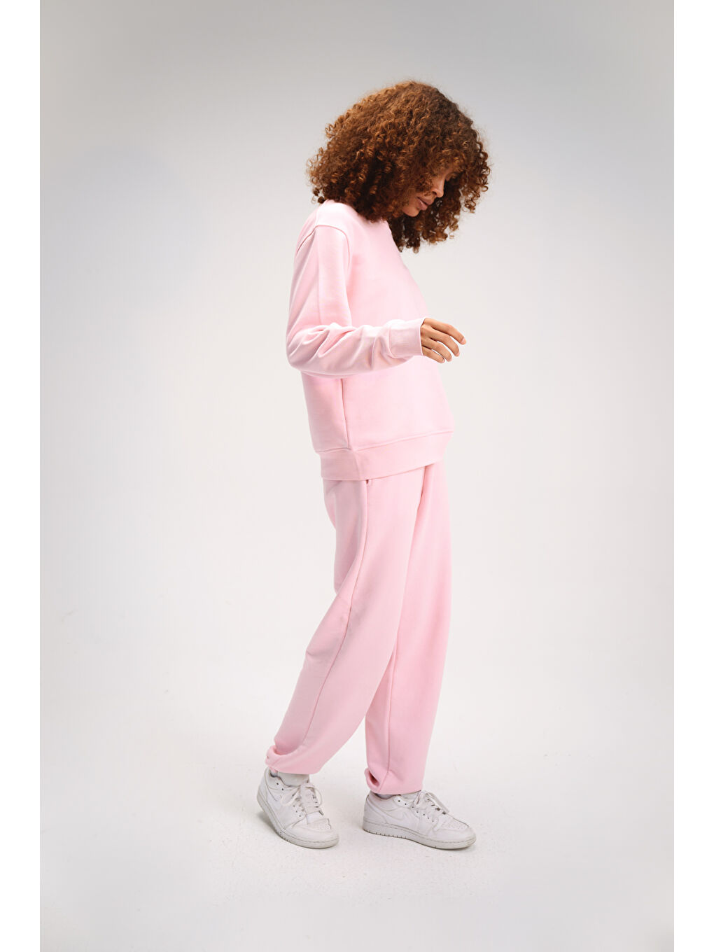 Kadın Timeless Jogger Pembe Eşofman Altı-1