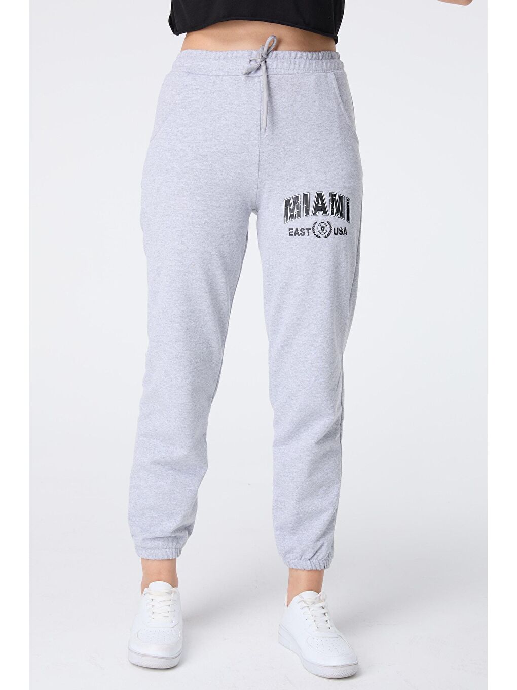 Orta Gri Kadın Eşofman Altı - 23470-1