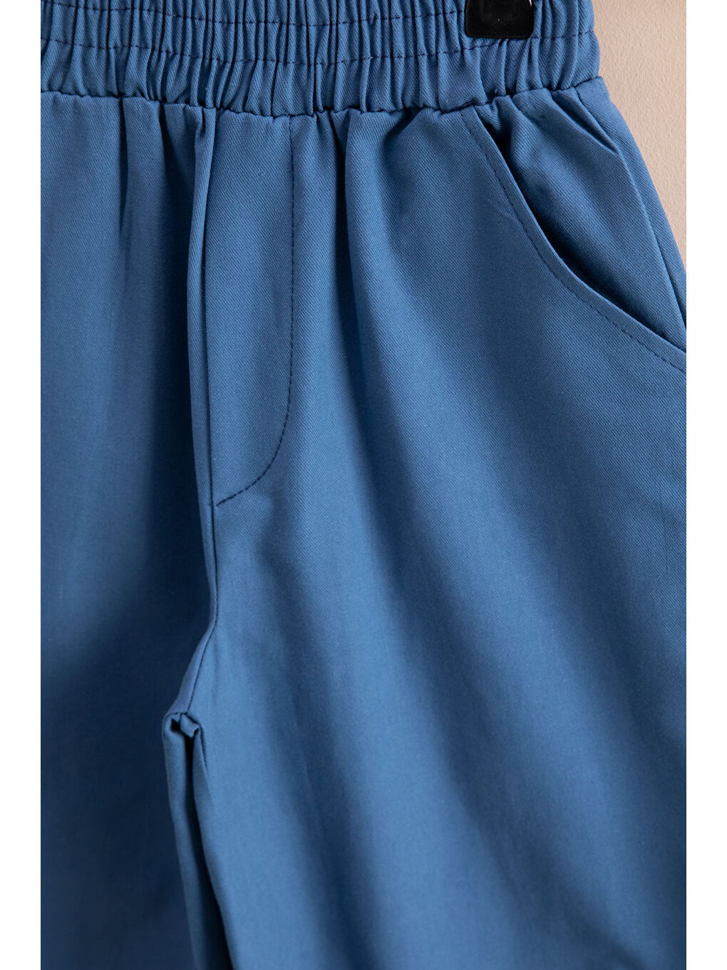 İndigo Çizgi Desenli Polo Yaka Düğmeli Erkek Çocuk Şortlu 2li Takım 21116-3