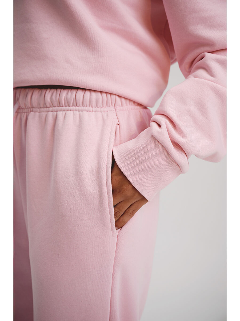 Kadın Timeless Jogger Pembe Eşofman Altı-2