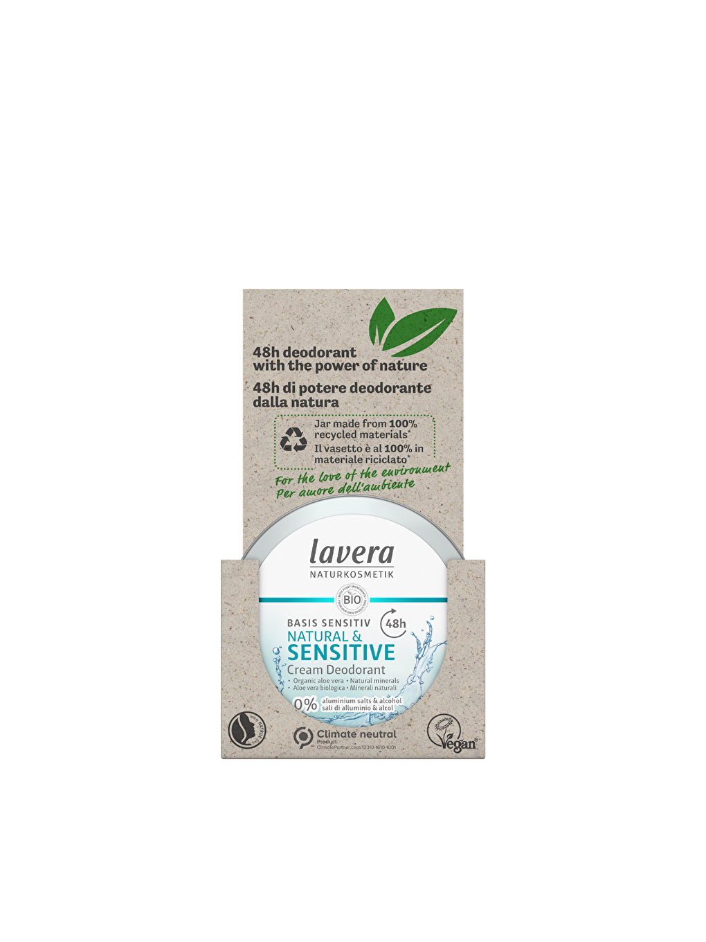 Lavera Basis Sensitiv Natural & Sensitiv Krem Deodorant 50 ml