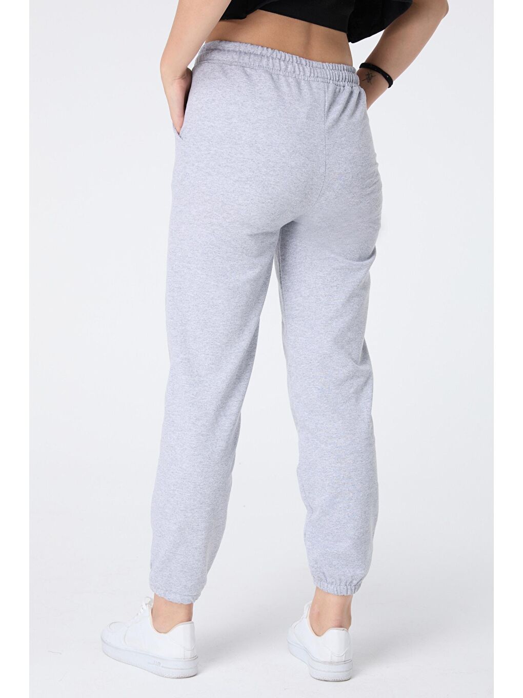 Orta Gri Kadın Eşofman Altı - 23470-4