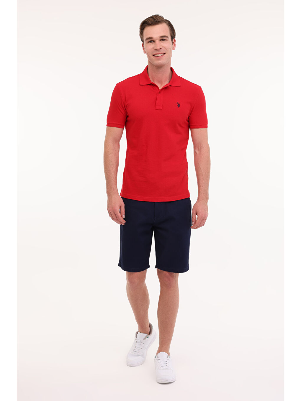 GTP04IY025 Kırmızı Erkek Kısa Kol Tişört-2