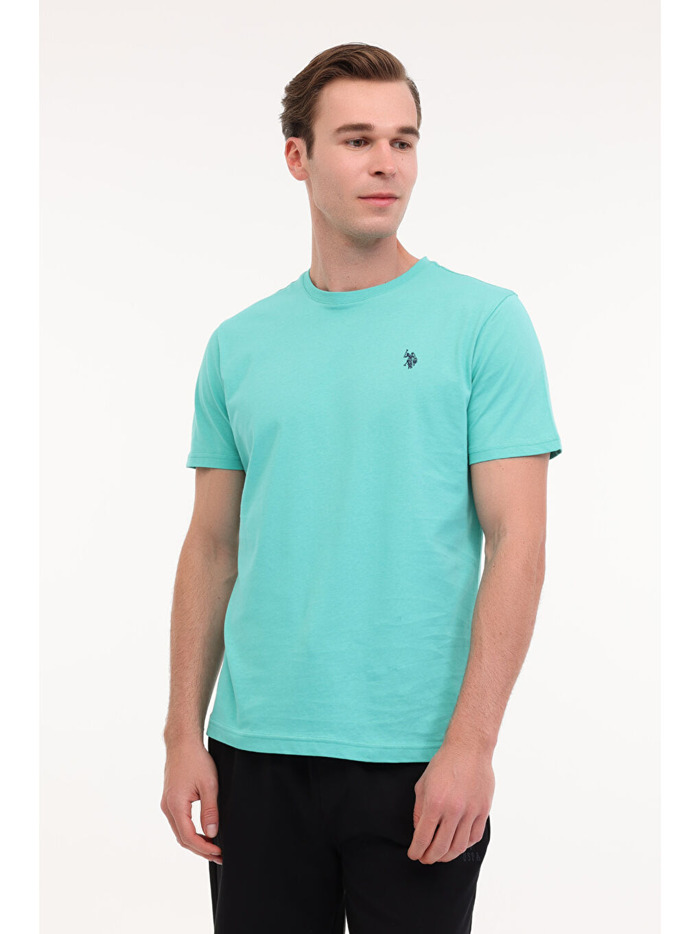 GTS01IY025 Su Yeşili Erkek Kısa Kol T-Shirt