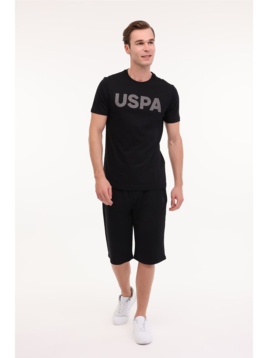 GEARTIY025 Siyah Erkek Kısa Kol T-Shirt-2