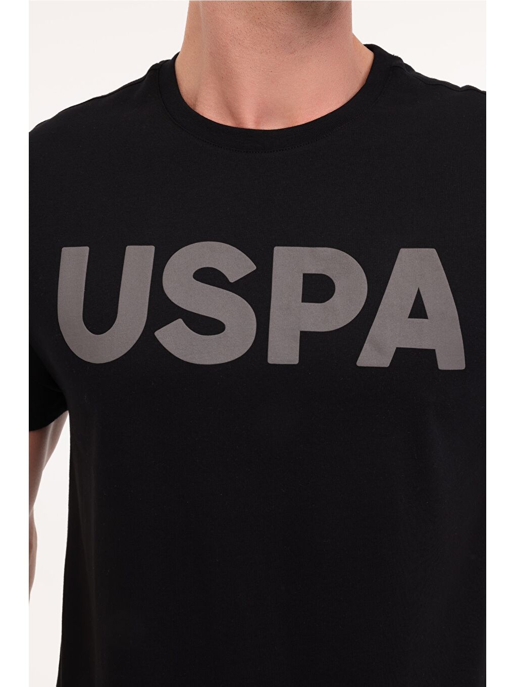 GEARTIY025 Siyah Erkek Kısa Kol T-Shirt-3