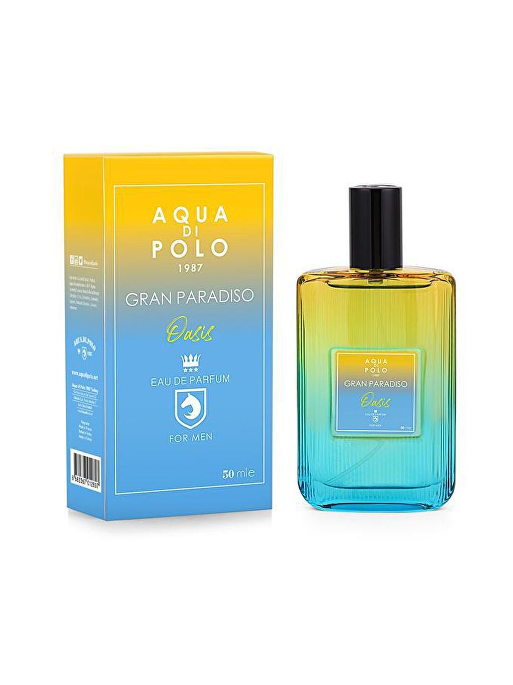 Aqua Di Polo 1987 Mavi Gran Paradiso Oasis EDP 50 ml Erkek Parfüm APCN000504 - 1