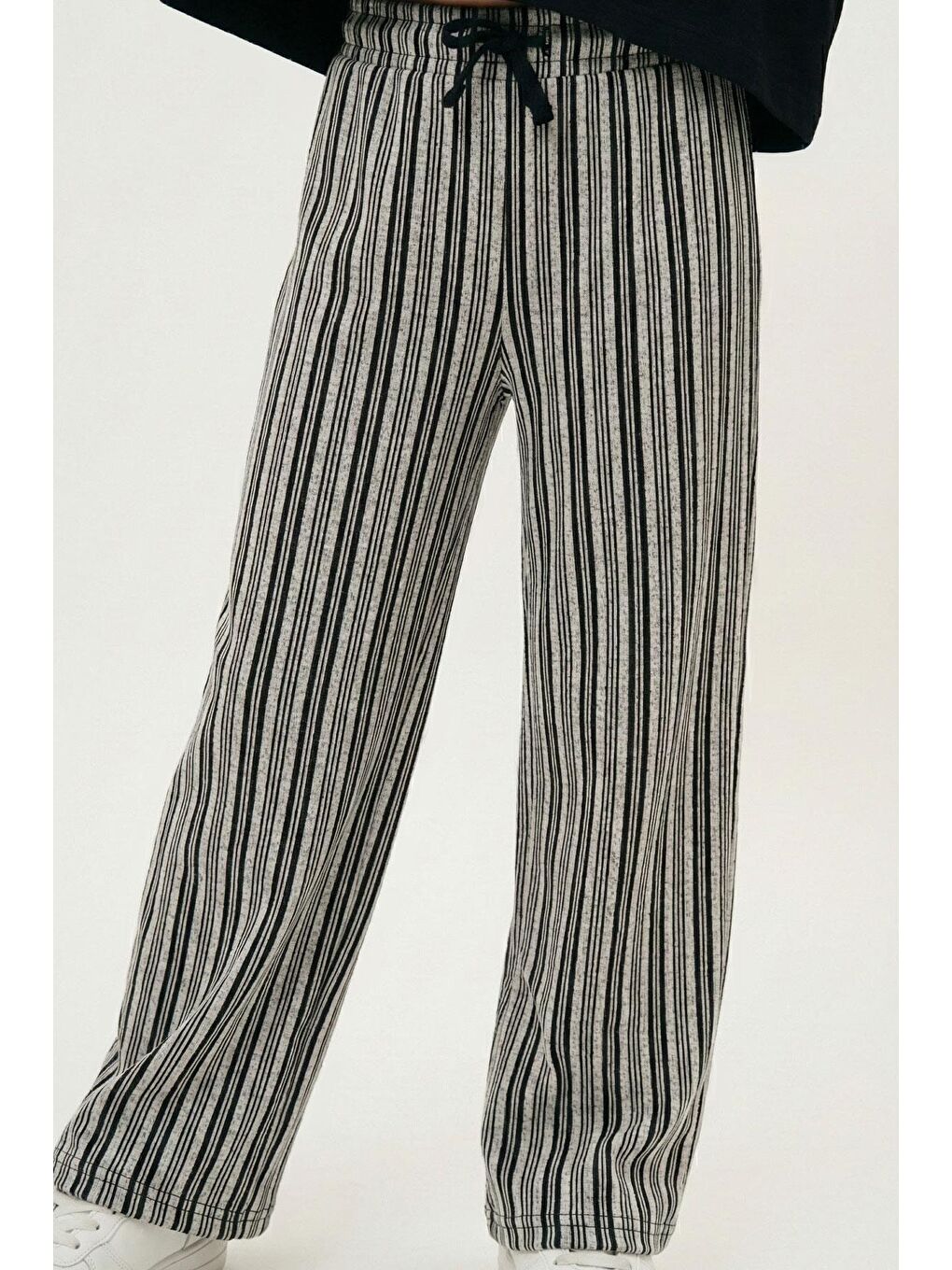 Kız Çocuk Pantolon Fiyonk Aksesuarlı Beli Lastikli Karışık Renk (4-8 Yaş)