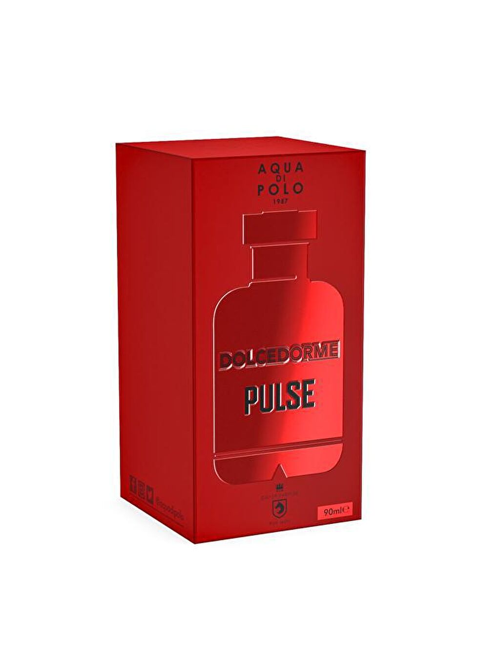 Aqua Di Polo 1987 Kırmızı Dolcedorme Pulse EDP 90 ml Erkek Parfüm APCN000603 - 2