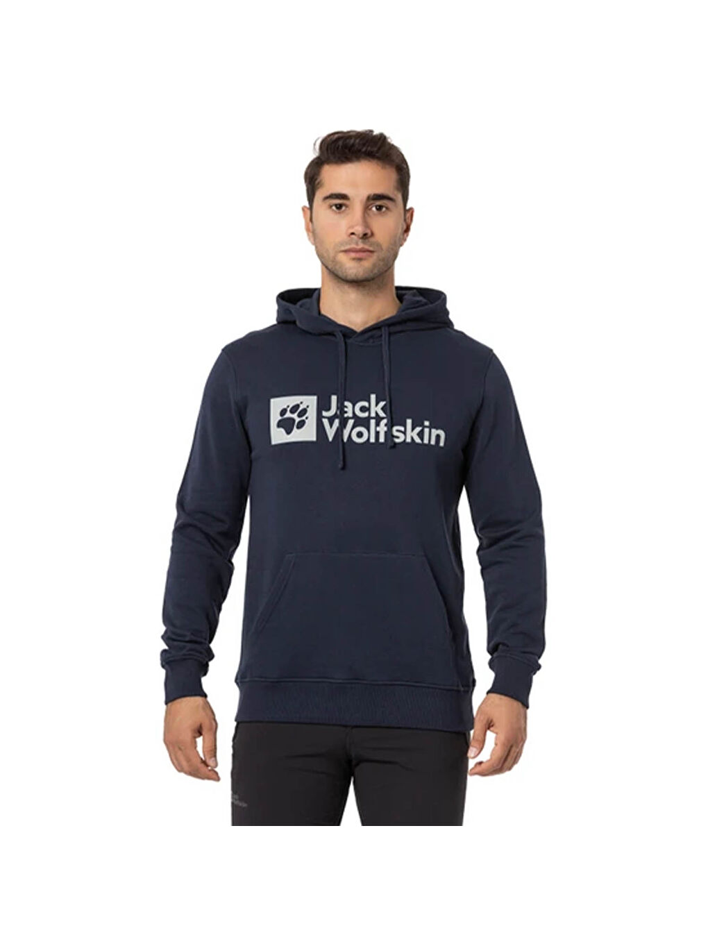 Lacivert Arthur Hoody Erkek Turuncu Kapüşonlu Sweatshirt-1