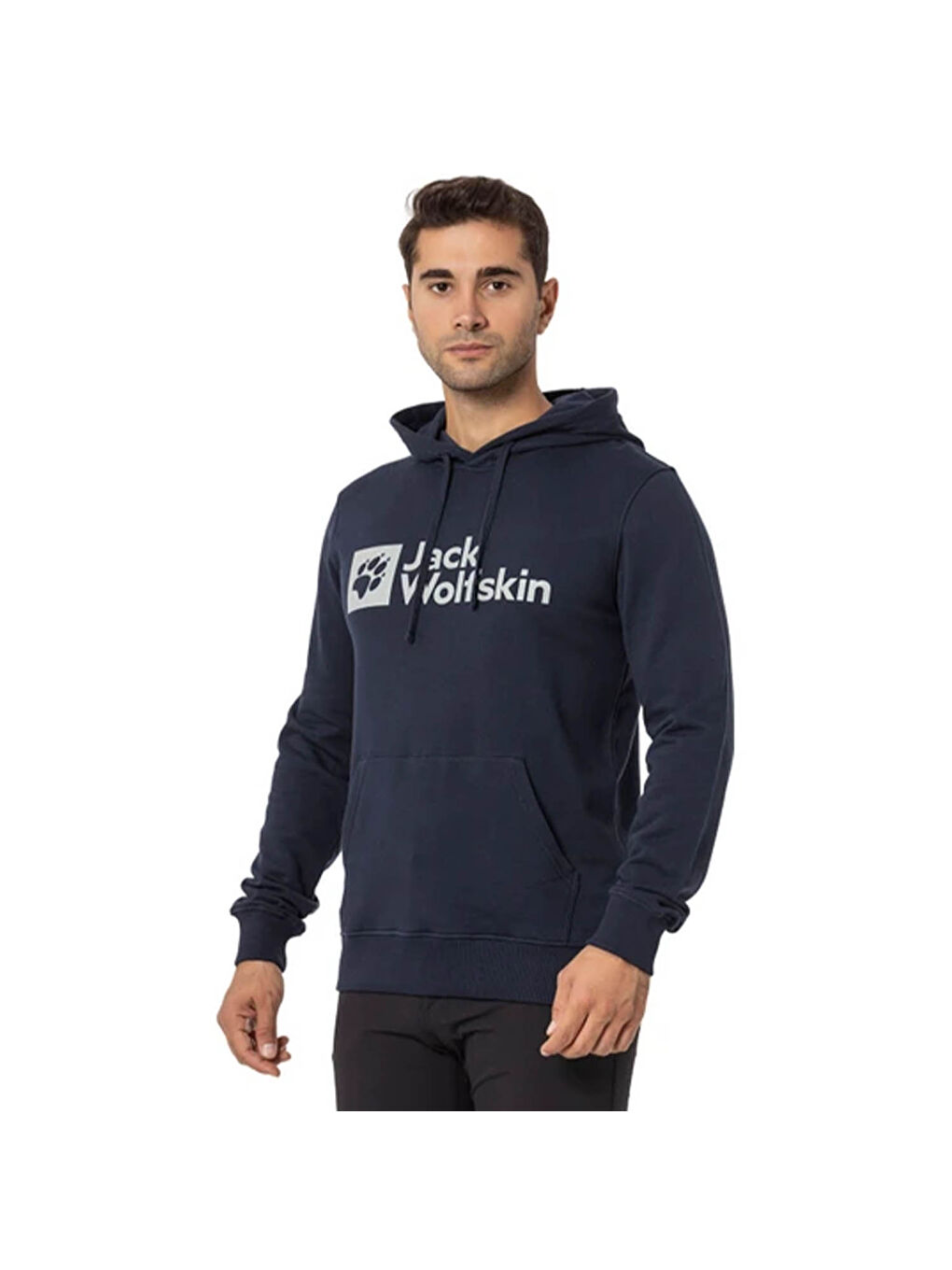 Lacivert Arthur Hoody Erkek Turuncu Kapüşonlu Sweatshirt-2