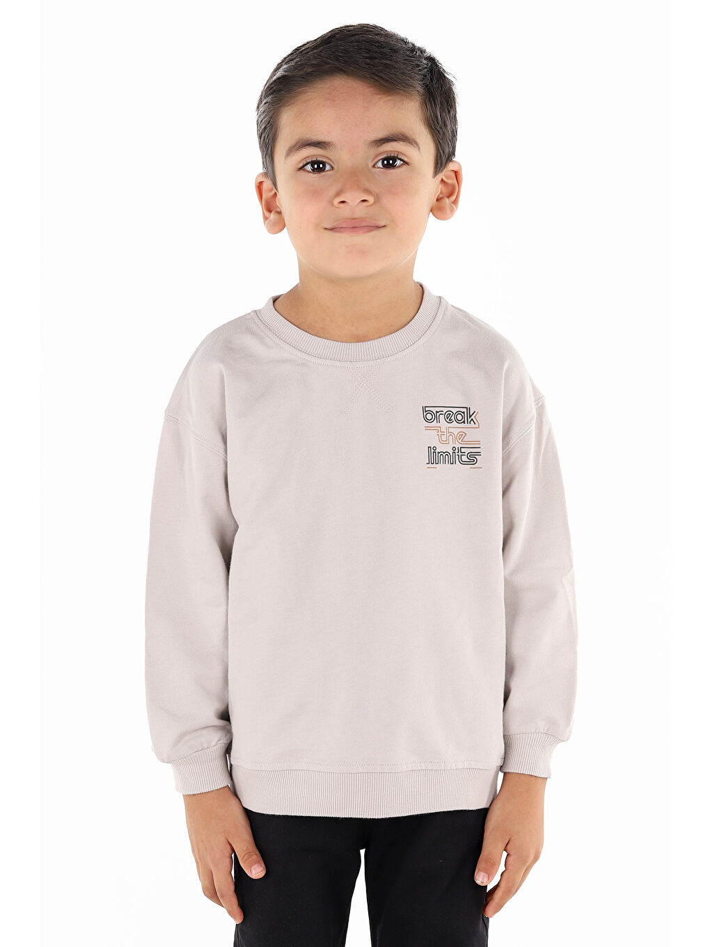 KİKO Taş Bisiklet Yaka Uzun Kollu Erkek Çocuk Sweatshirt