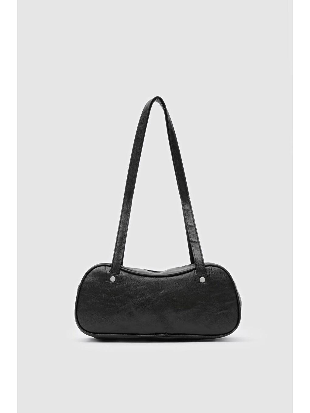 Baguet Vintage Baget Çanta Siyah