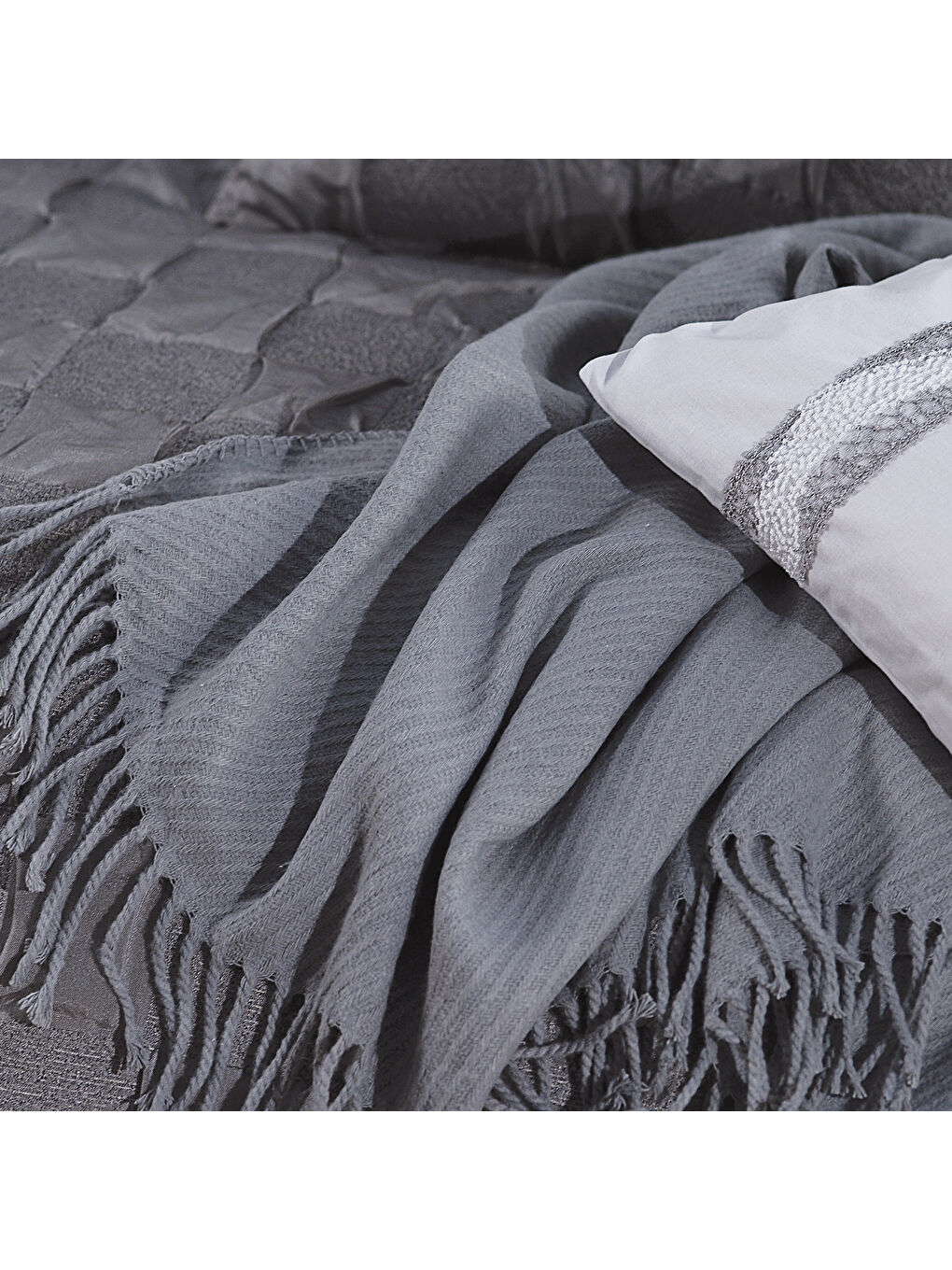 Home Moneta Çeyiz Seti 11 Parça-Gri-1