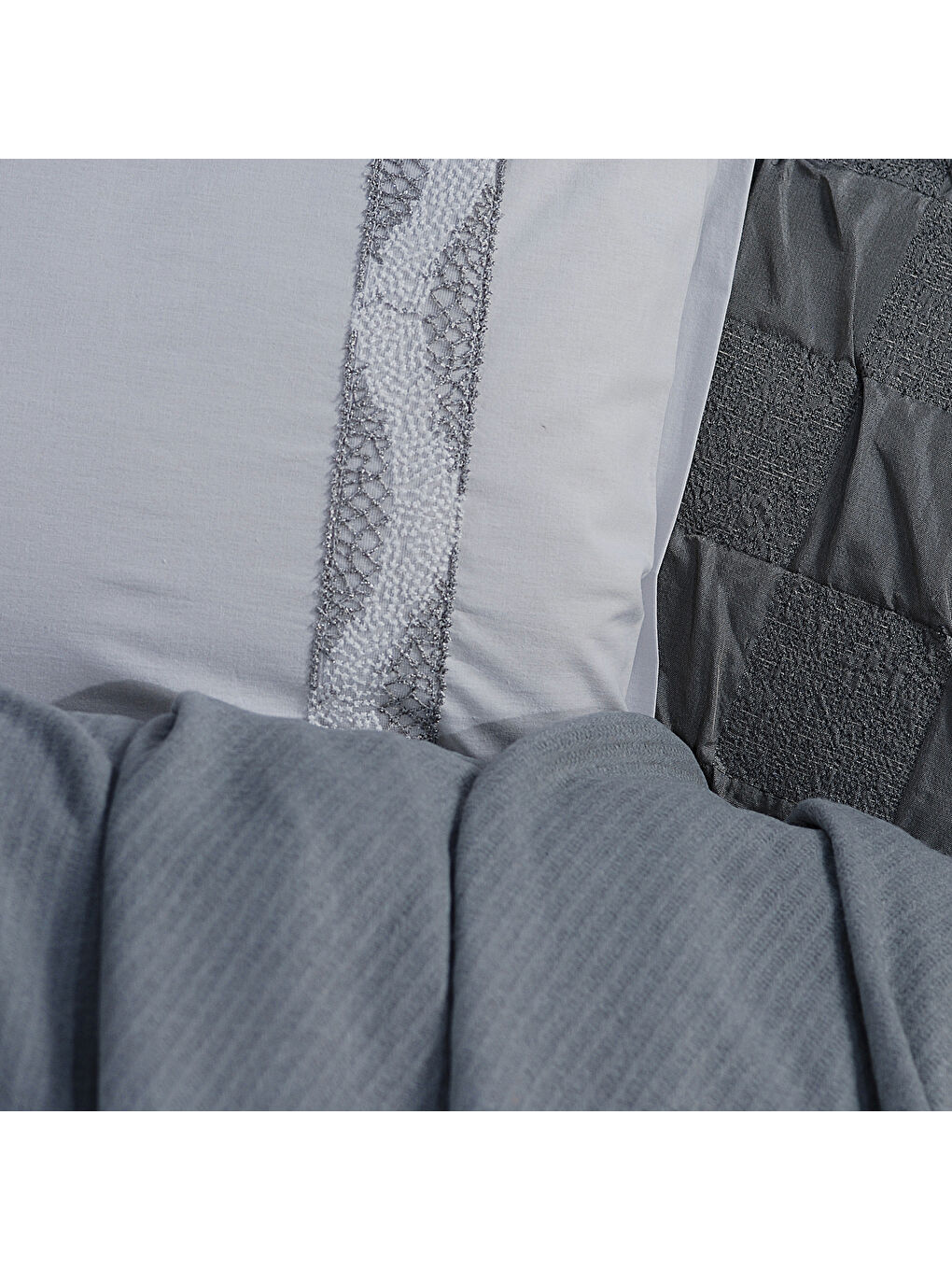 Home Moneta Çeyiz Seti 11 Parça-Gri-3