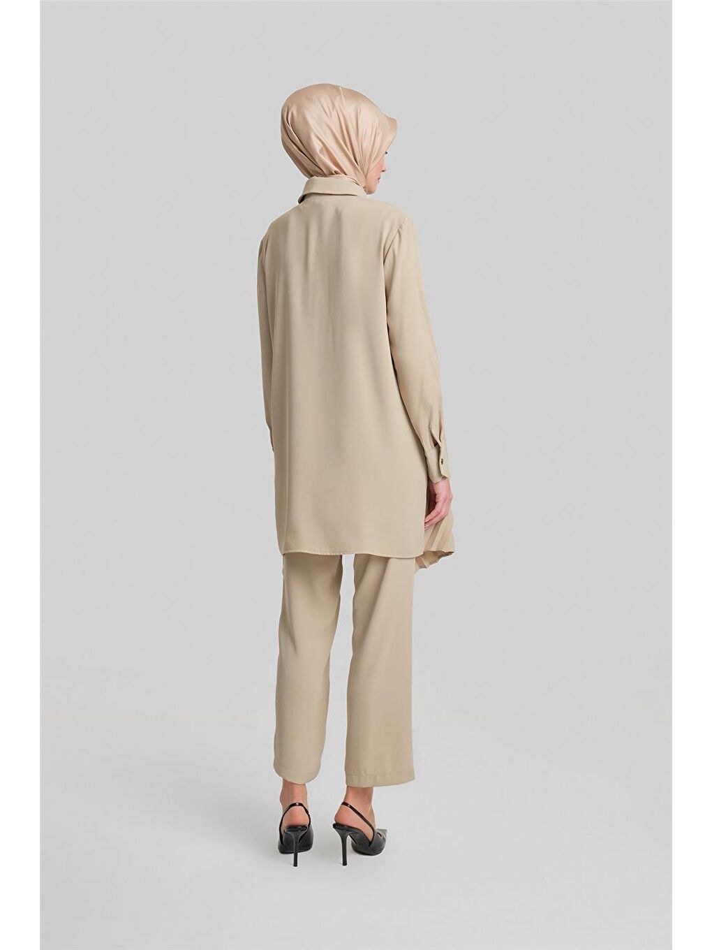 Soley Detaylı Monokrom Takım 24Y6815 Bej-5