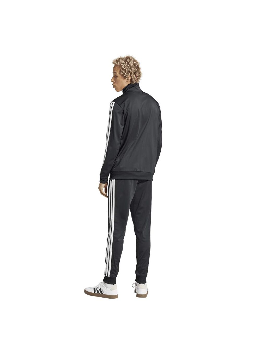 Adidas 3 Stripes Traning Tt Ts Erkek Siyah Eşofman Takımı - 1