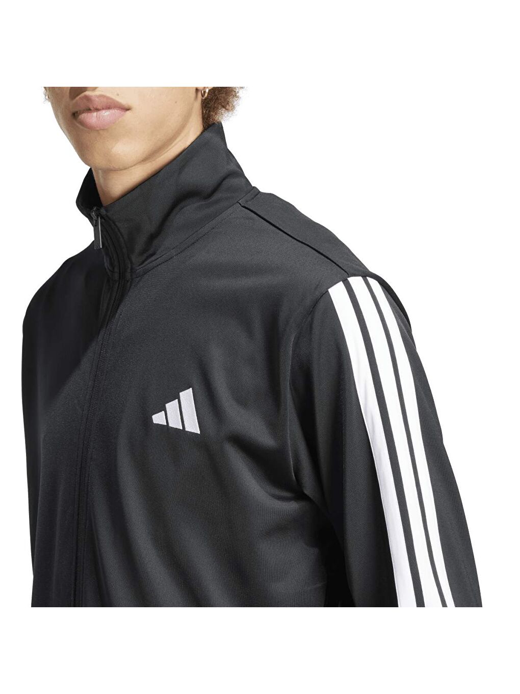 Adidas 3 Stripes Traning Tt Ts Erkek Siyah Eşofman Takımı - 2