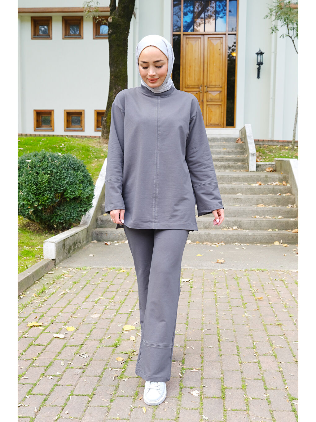 Süs Dikiş İkili Takım Gri-2