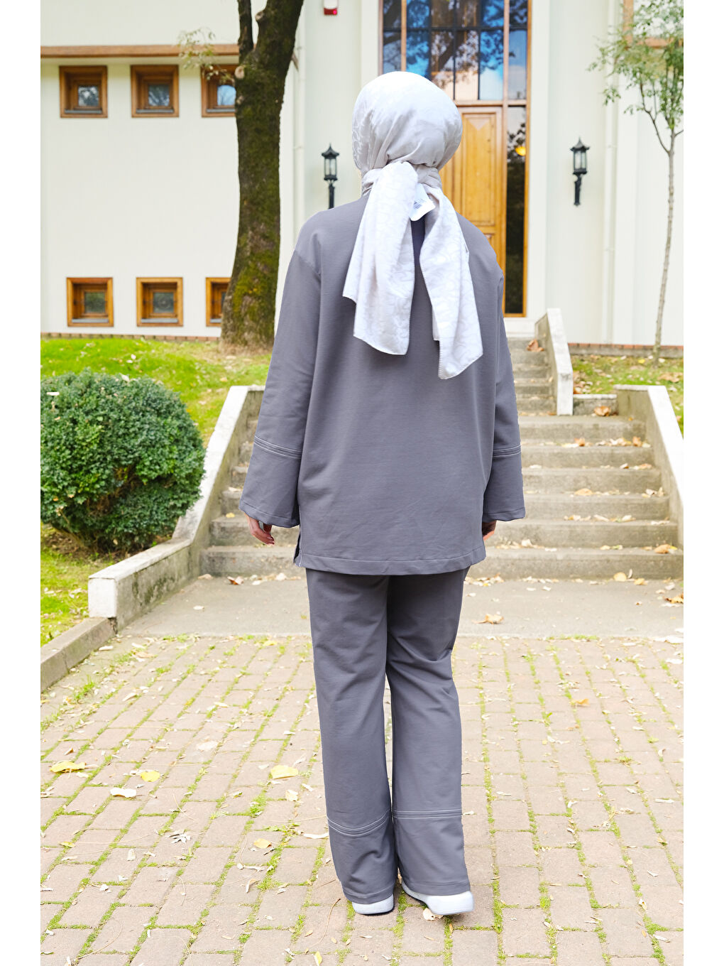 Süs Dikiş İkili Takım Gri-3