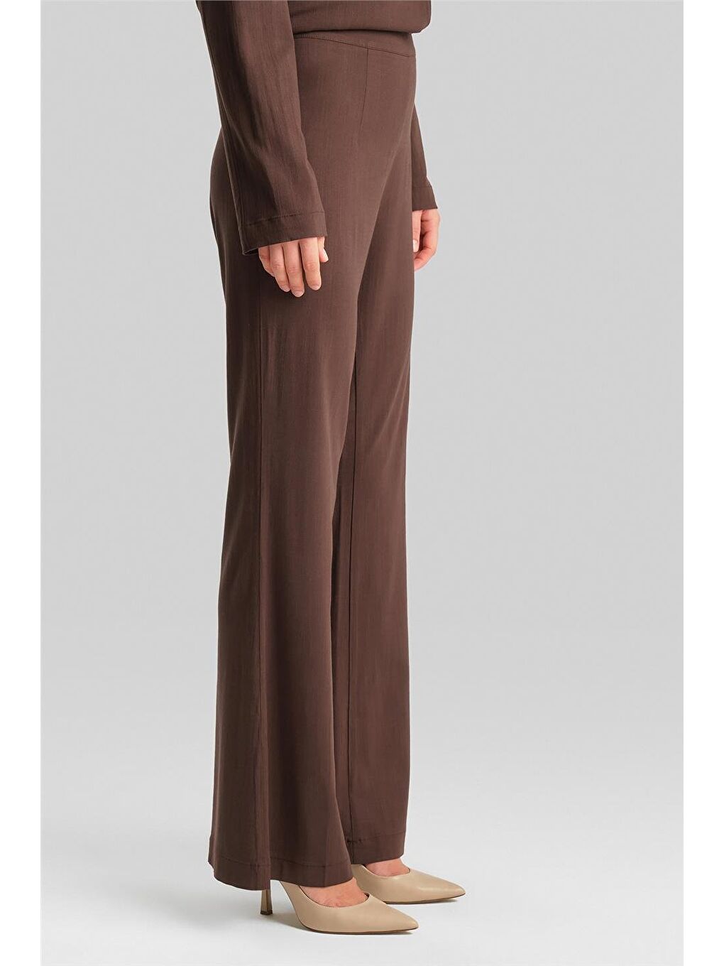 Kahverengi Ceketi Kruvaze Pantolonlu Takım 24Y6803 Acı Kahve-6