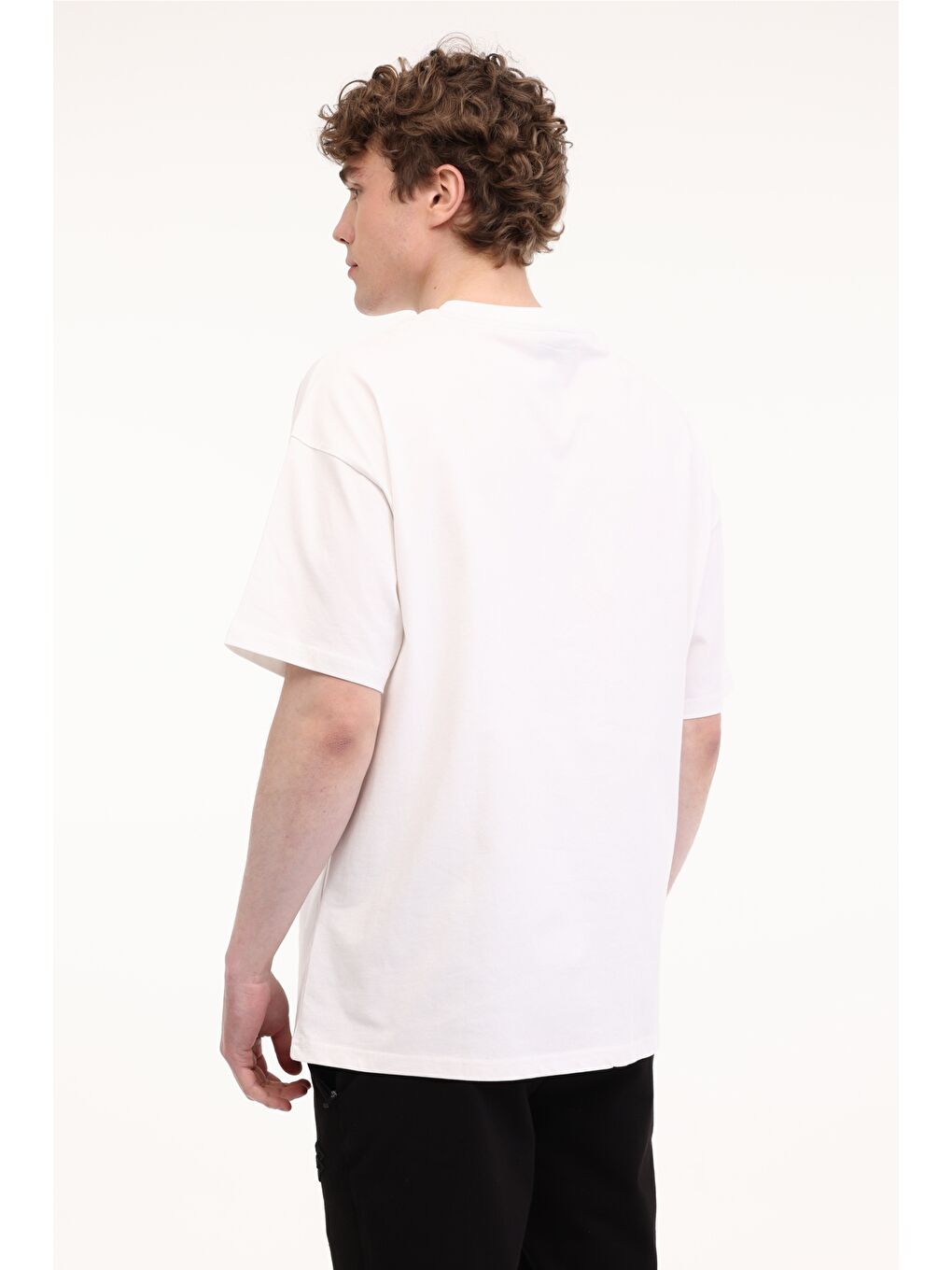 Bej M-ZANE TEE 5FX Ekru Erkek Kısa Kol T-Shirt-1