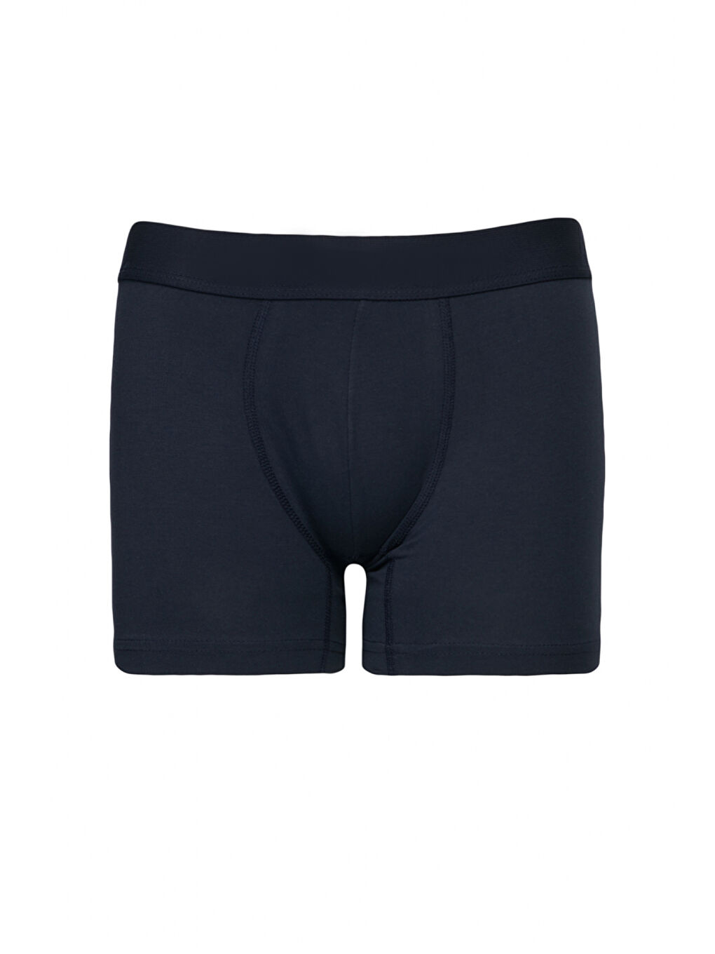 Erkek Beyaz-Lacivert 3lü Boxer Paketi-2