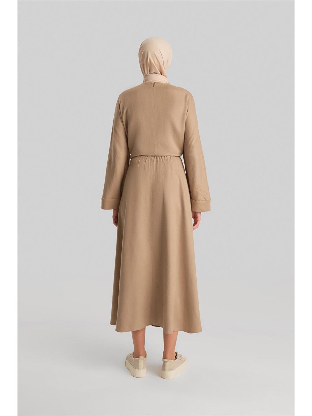 Deniz Kabuklu Viskon Takım 24Y6824 Bej-7