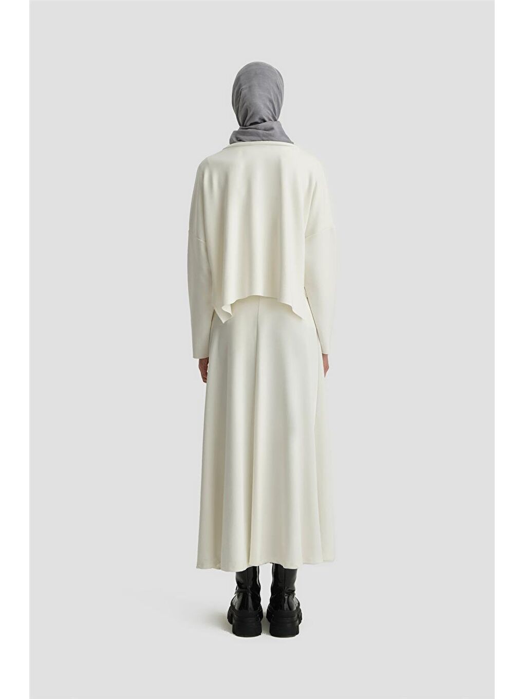 Bej Örme Hırkalı Takım 24Kd6816 Ekru-4