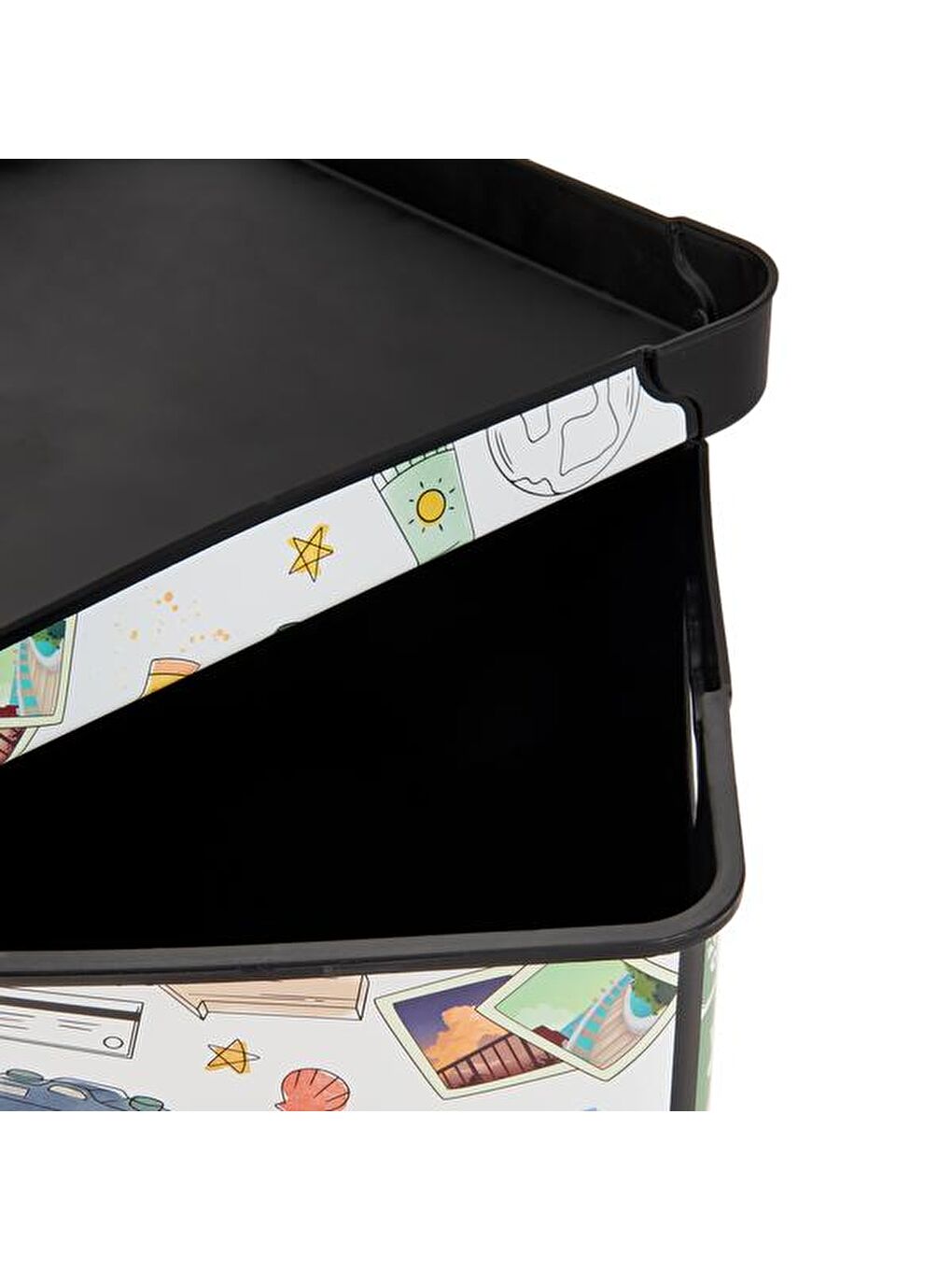 Karışık Hatıra Figürlü Saklama Kutusu - Renkli - 22 lt-3