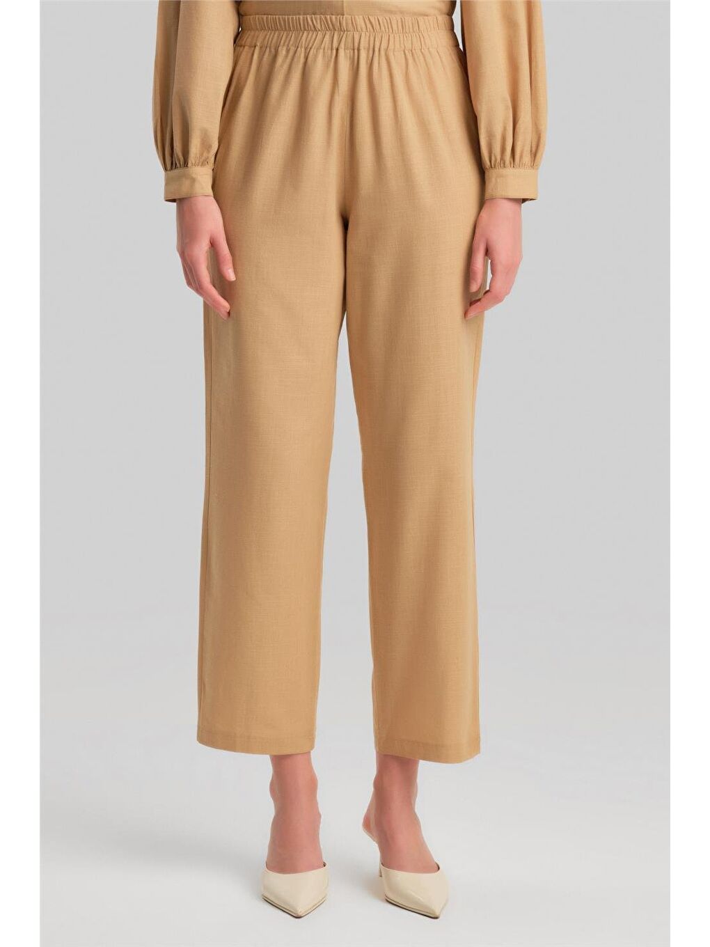 Brit Düğmeli Takım 24Y6826 Bej-5