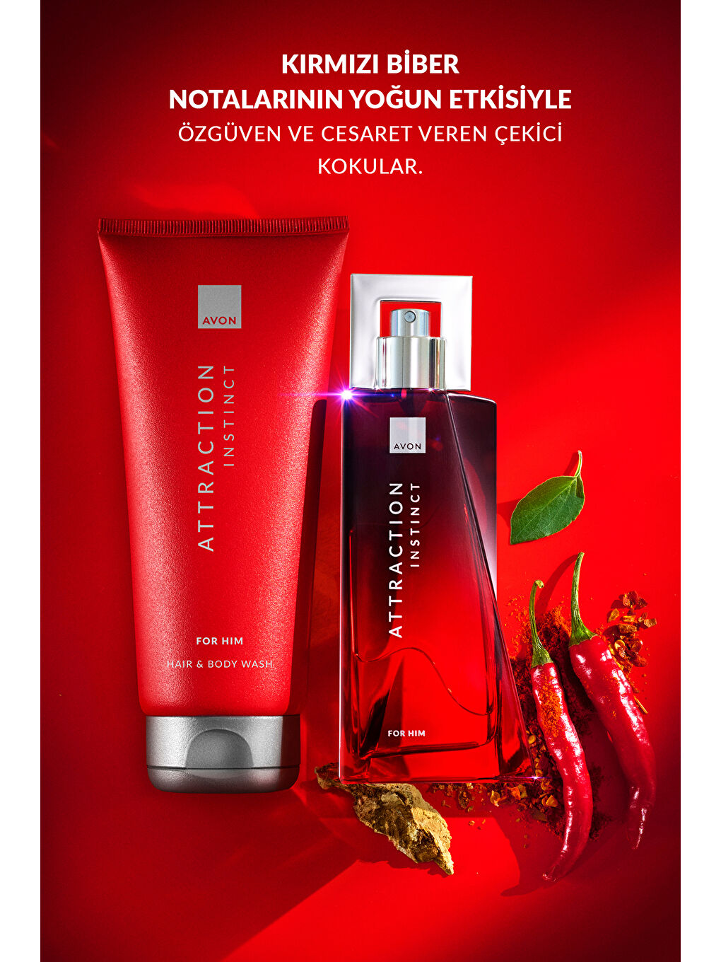 Attraction Instinct Erkek Parfüm Edt 75 Ml. Üçlü Paket-3