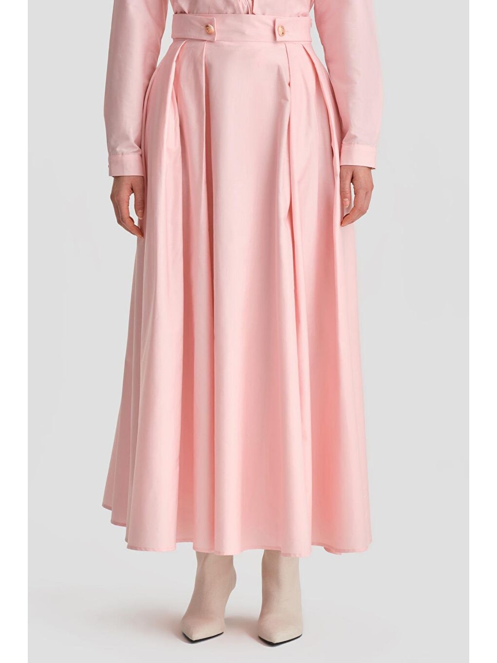 Önü Bağlamalı Takım 24K6917 Pembe-4