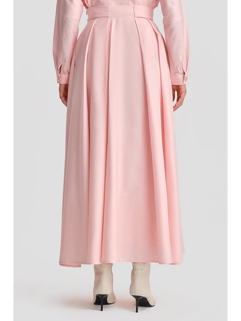 Önü Bağlamalı Takım 24K6917 Pembe-5