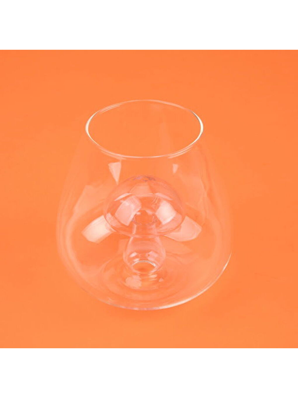 Evidea Renksiz Kitchen Figürlü Borosilikat Cam Meşrubat Bardağı - Şeffaf / Pembe - 510 ml - 2