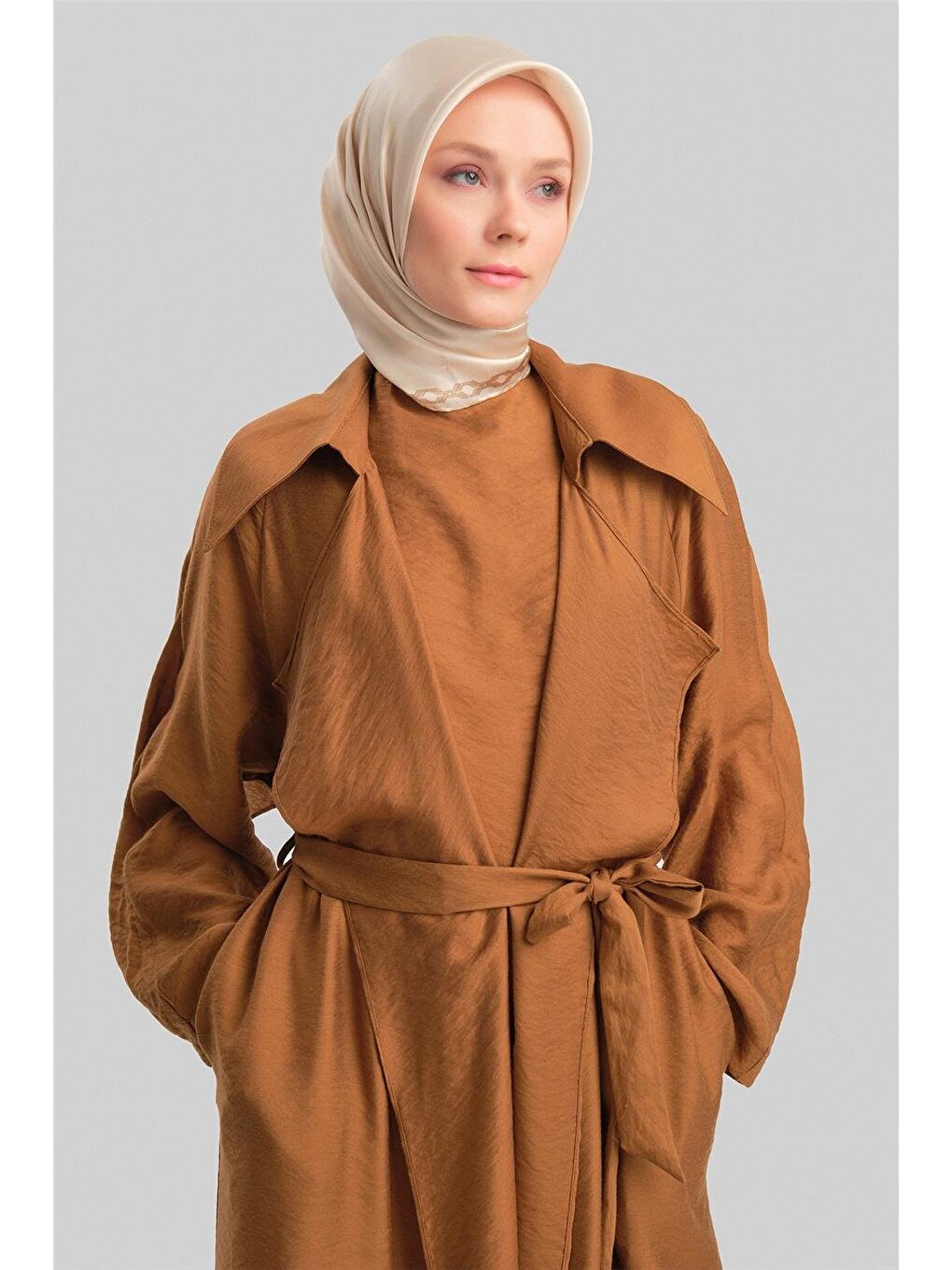 Kemerli İkili Takım 24Y6820 Kahverengi-2