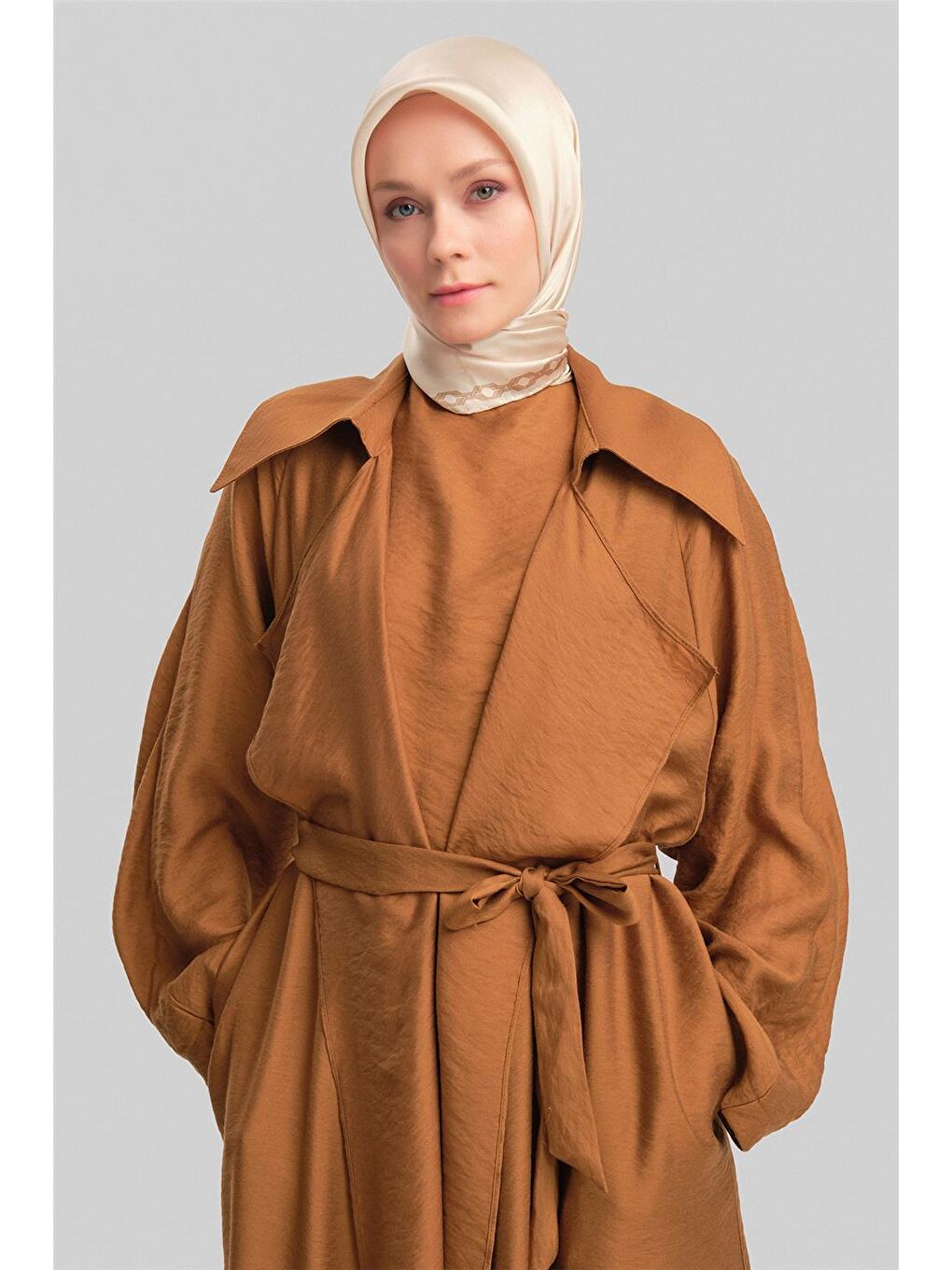 Kemerli İkili Takım 24Y6820 Kahverengi-3