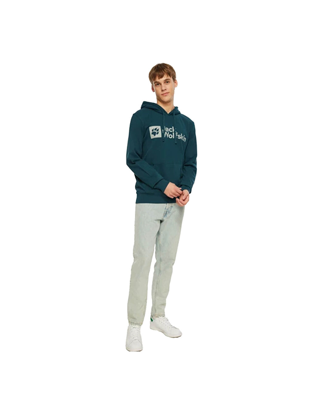 Arthur Hoody Erkek Yeşil Kapüşonlu Sweatshirt-2