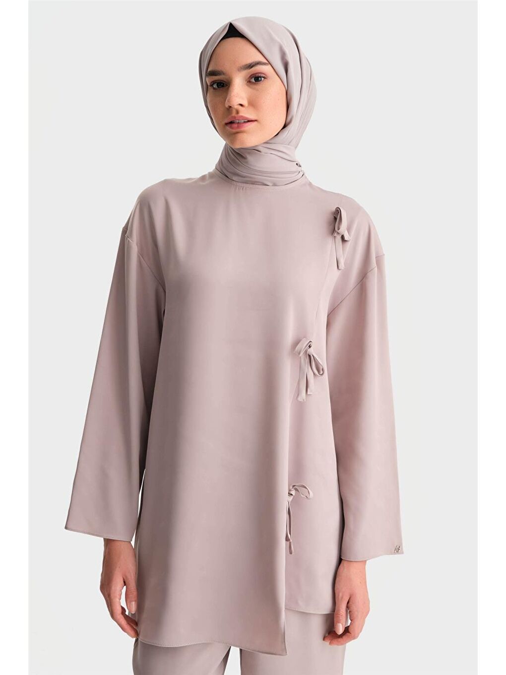 Bej Kurdele Detaylı Takım 24K6903 Vizon-1